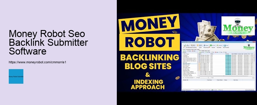 Money Robot Seo Backlink Submitter Software